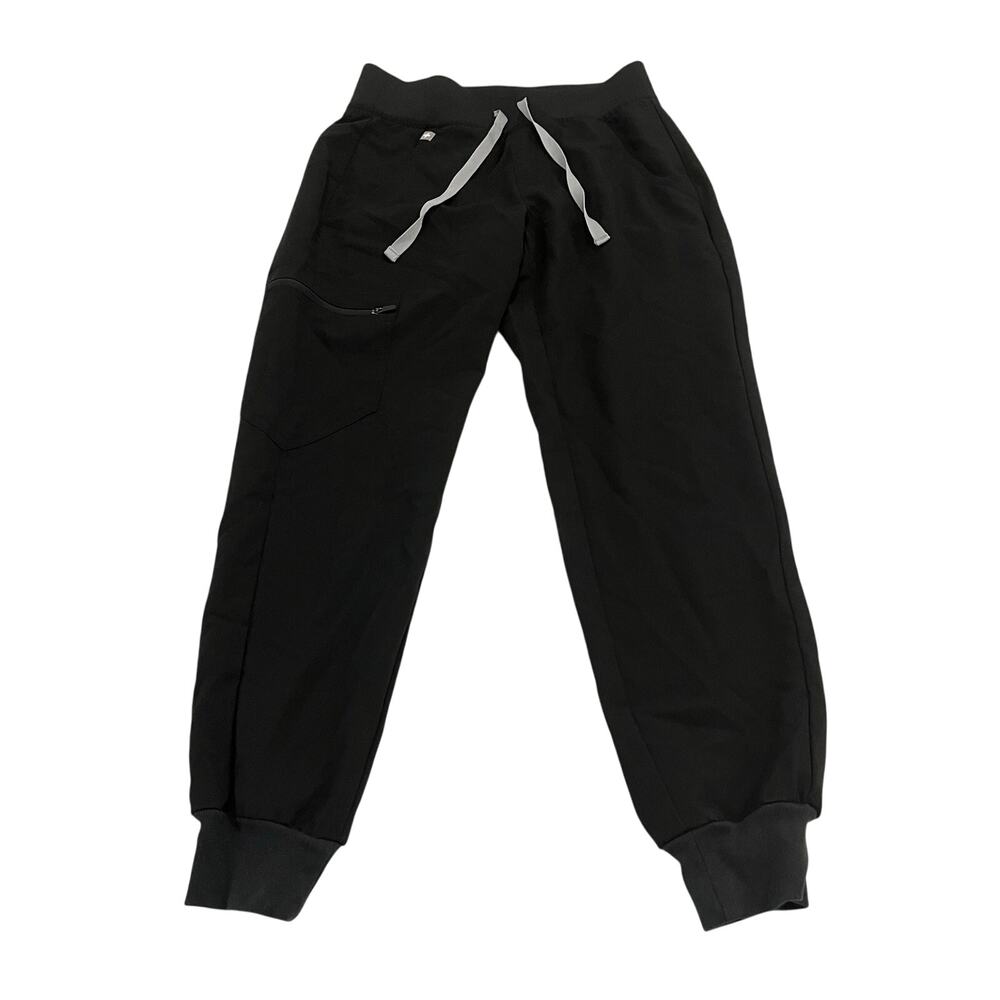 FIGS Zamora Jogger Scrub Pant Black Women's size XXS Petite